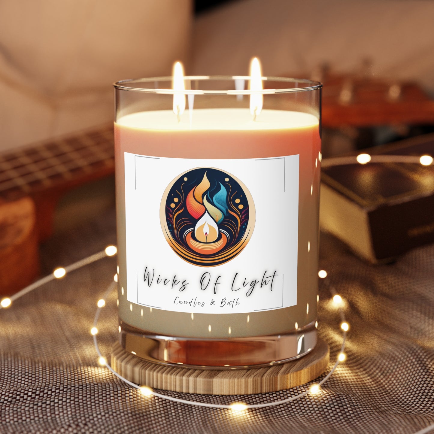 Wicks of Light - Scented Candle - Full Glass, 11oz