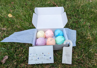 Spring Natural Bath Bombs Gift Set