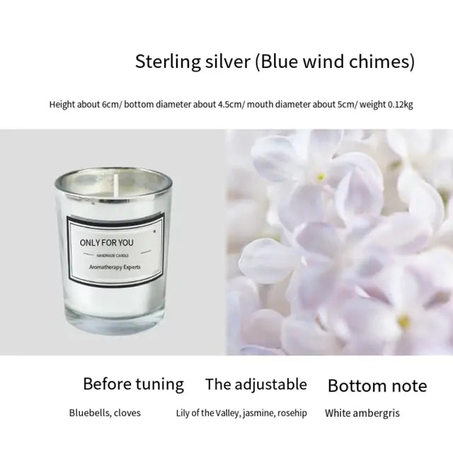 Romantic Floral Aromatherapy Smokeless Candle