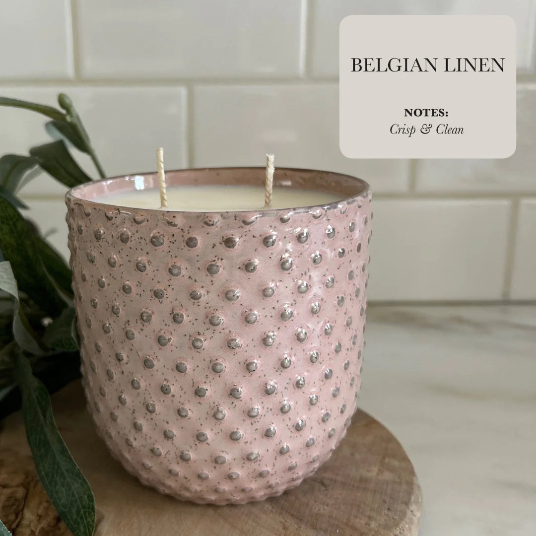 Spring Home Decor Dusty Pink Limited Edition Soy Candle by TLC Candle Co.